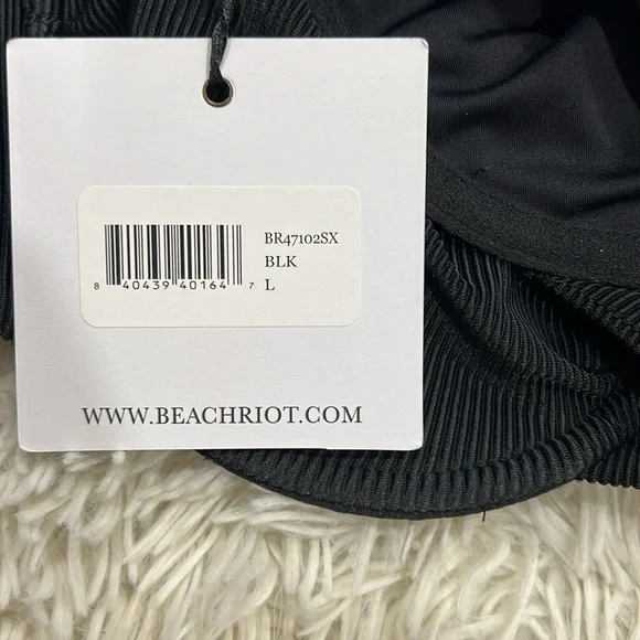 Beach Riot Delilah Tie Strap Swim Top - Picture 7 of 8